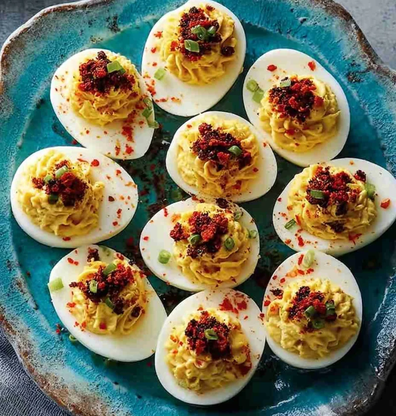 Devilled Coronation Eggs Recipe How To Make Devilled Coronation Eggs Best Devilled Eggs For Parties Devilled Eggs Coronati...
