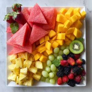 20-Minute Stunning Fruit Tray Thanksgiving Your Guests Will Devour