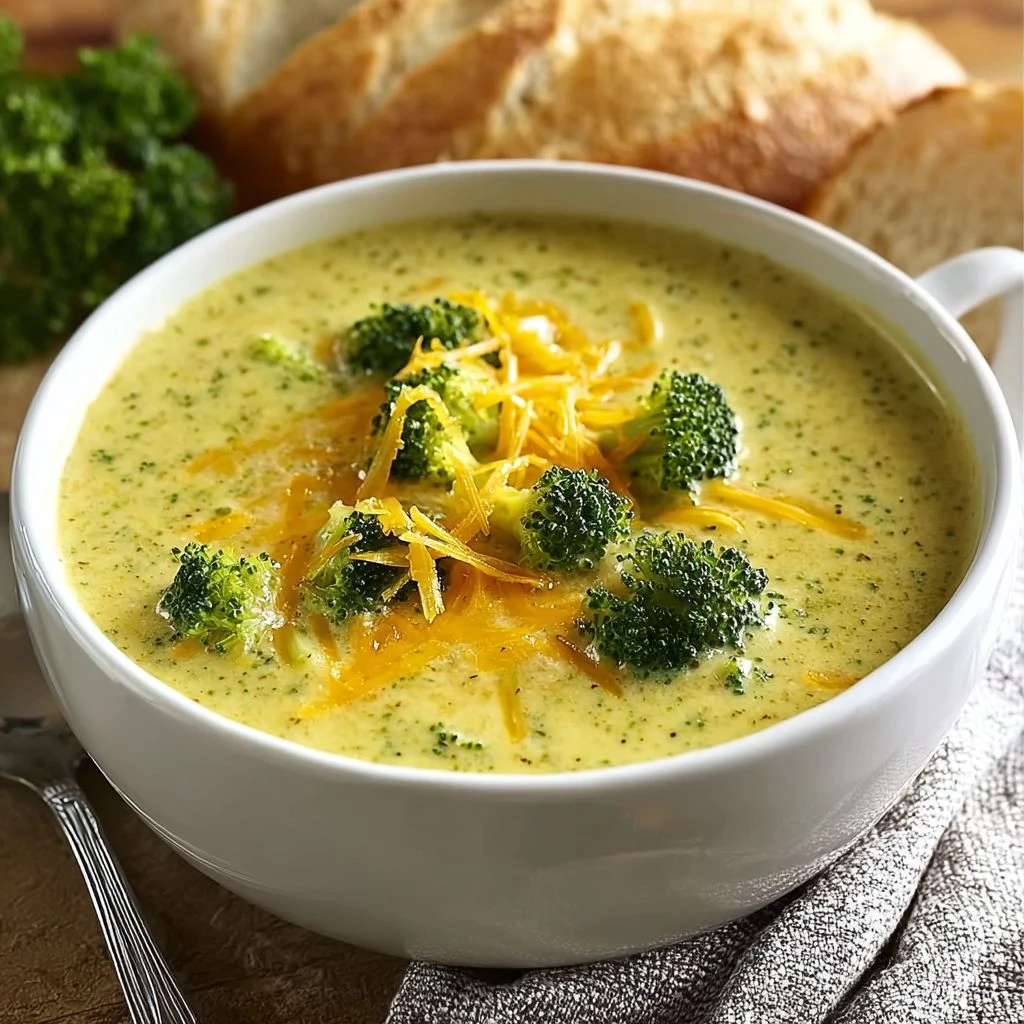 Easy Broccoli Cheddar Soup Recipe Panera Best Creamy Broccoli Soup Similar To Panera Panera Bread Broccoli Cheddar Soup Co...