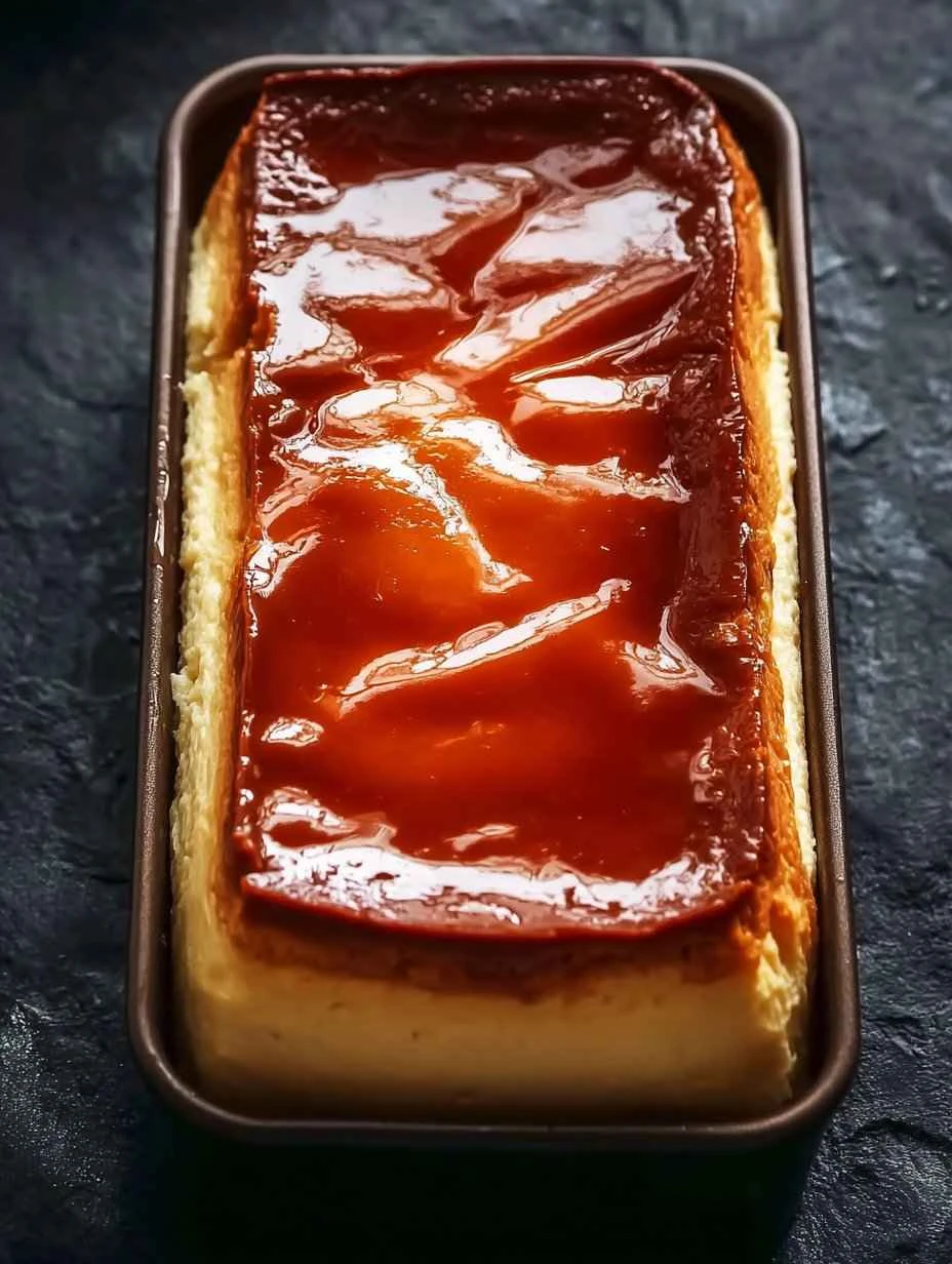 Unique Simple Burnt Basque Cheesecake in a Loaf Pan Recipe