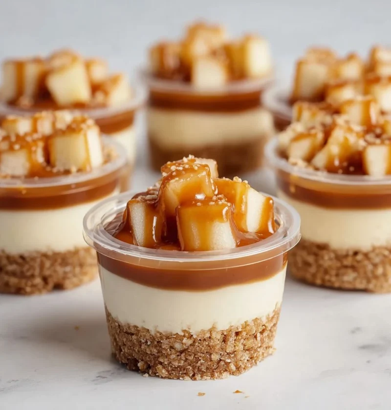 Easy Caramel Apple Dessert Cups Recipe Homemade Caramel Apple Cups Best Caramel Apple Dessert Ideas Gluten-free Caramel Ap...