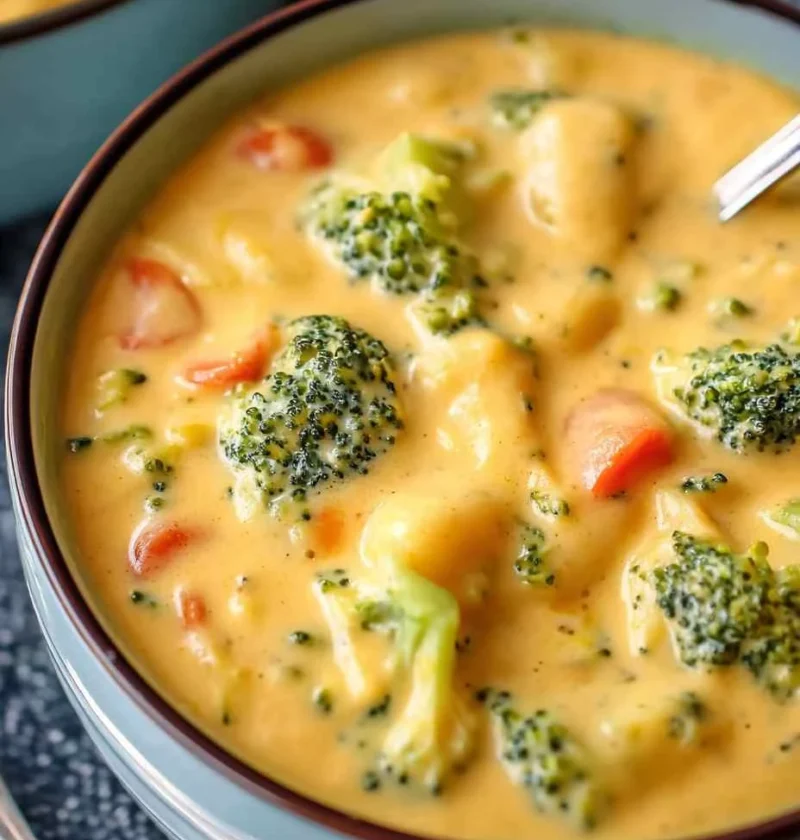 Easy Cheesy Broccoli Gnocchi Soup Recipe Quick 30-minute Gnocchi Soup Hearty Comfort Food Soup Ideas Vegetarian Broccoli G...