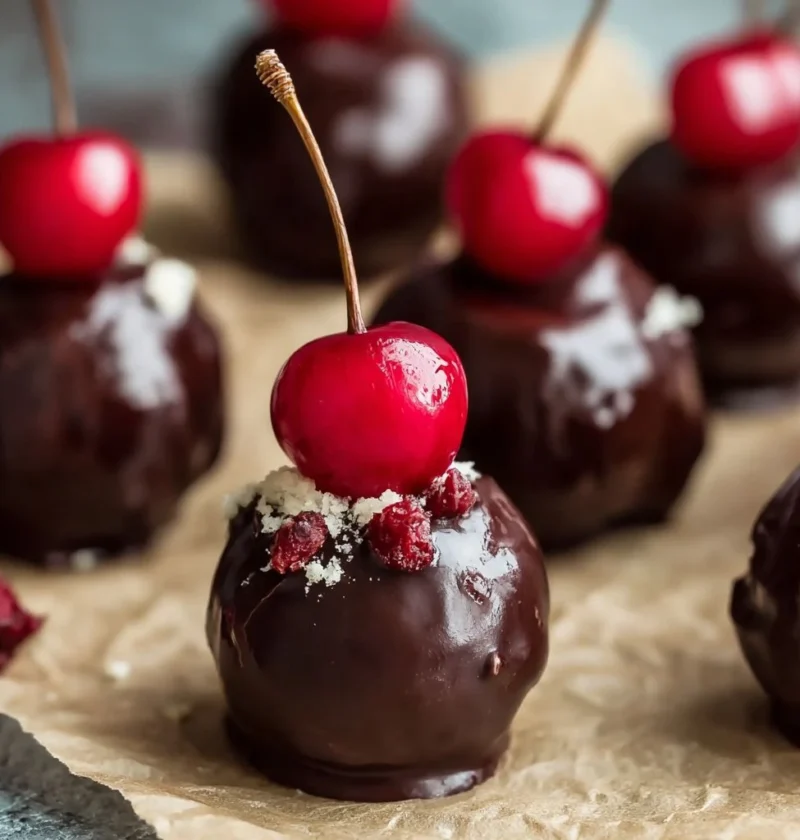 Easy Cherry Bourbon Balls Recipe Homemade Cherry Bourbon Desserts How To Make Cherry Bourbon Balls Best Bourbon For Cherry...
