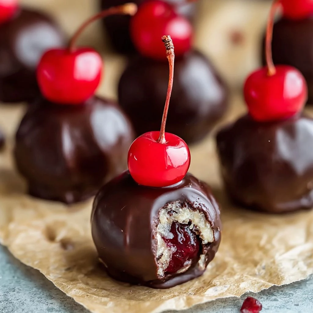 Easy Cherry Bourbon Balls Recipe Homemade Cherry Bourbon Desserts How To Make Cherry Bourbon Balls Best Bourbon For Cherry...