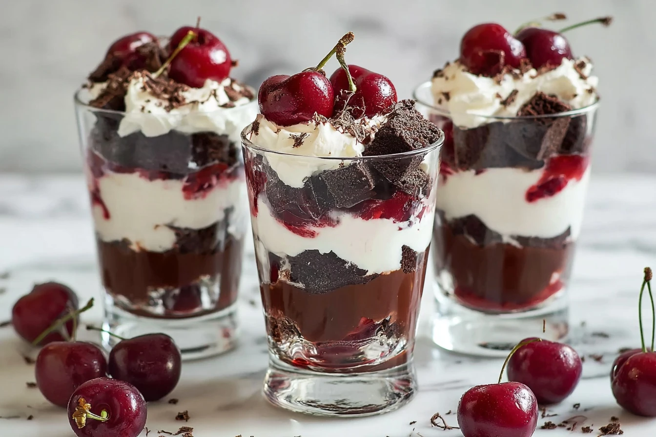 Easy Christmas Black Forest Trifle Recipe Make Ahead Black Forest Trifle For Christmas Gluten Free Black Forest Trifle Chr...