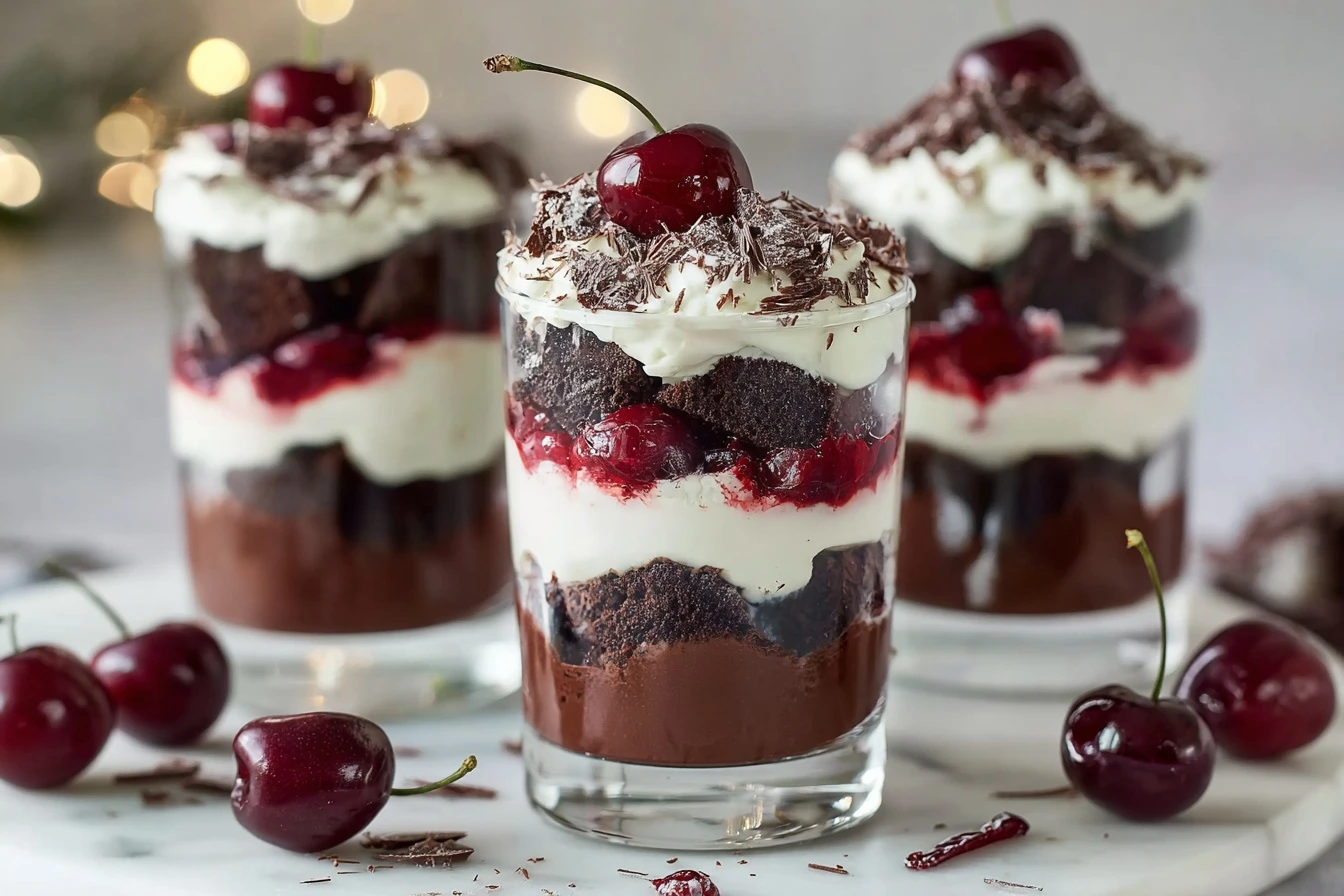 Christmas Black Forest Trifle Recipe