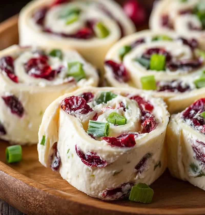 Easy Christmas Cranberry Roll Ups Recipe Vegan Christmas Cranberry Roll Ups Recipe Gluten-free Christmas Cranberry Roll Up...