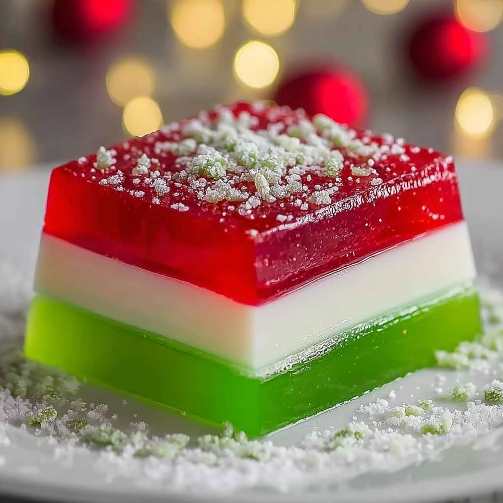 Delicious Easy Layered Christmas Jello for Holiday Cheer