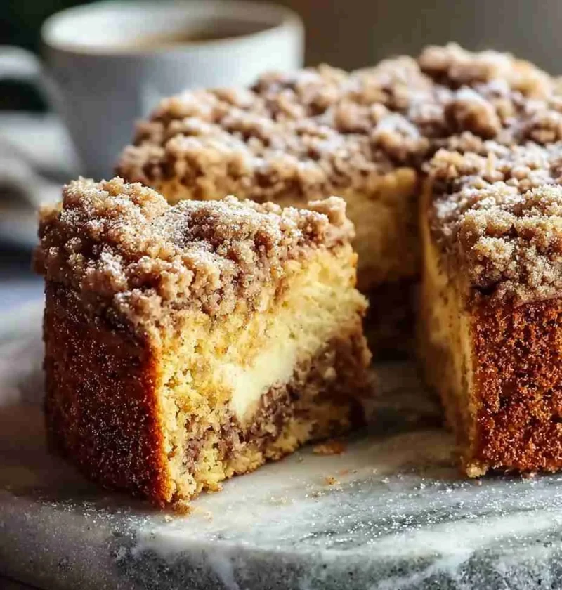 Easy Christmas Morning Coffee Cake Recipe Homemade Cinnamon Streusel Coffee Cake Best Christmas Coffee Cake Ideas Cinnamon...