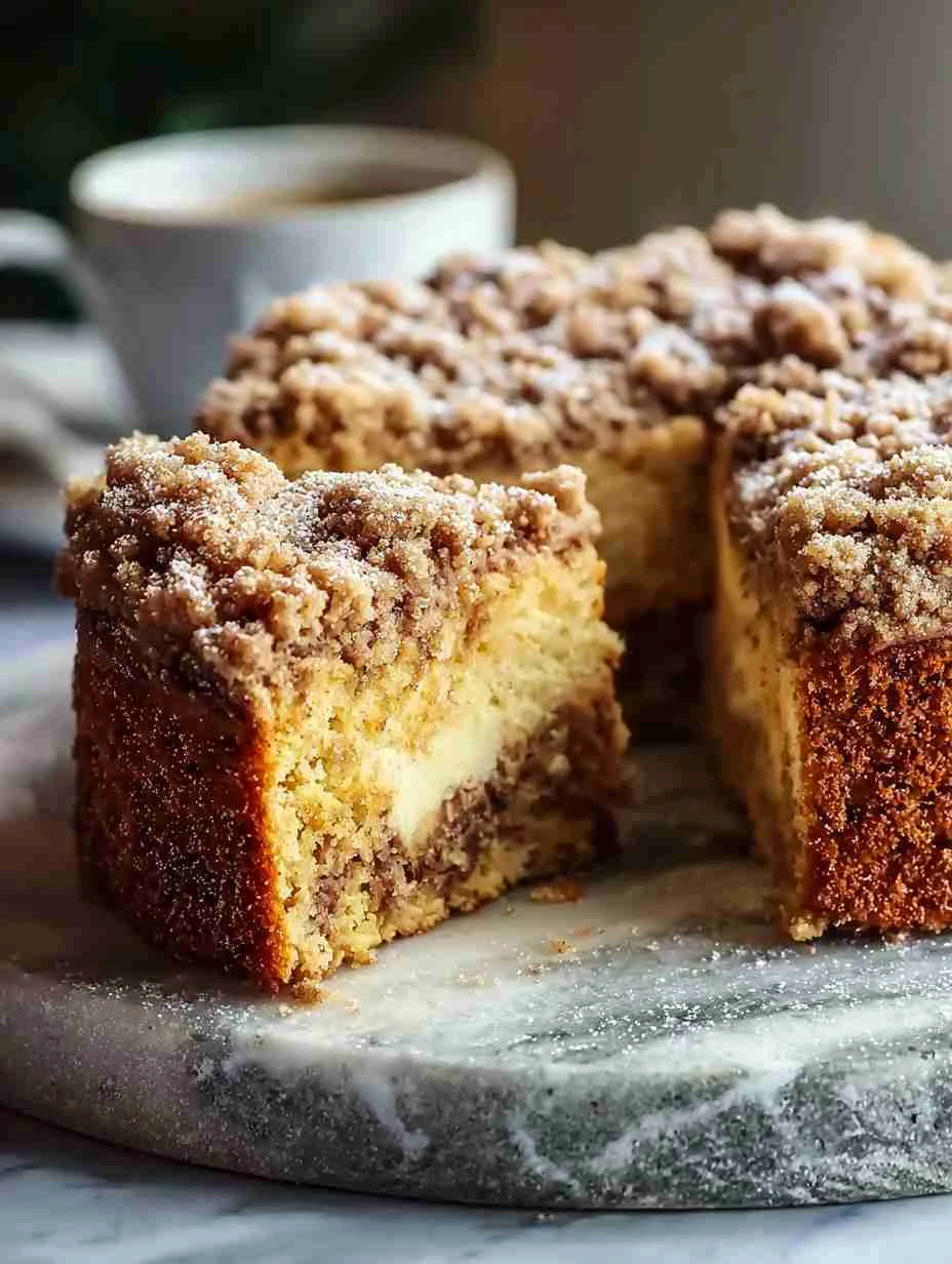 Christmas Morning Coffee Cake – Easy Homemade Cinnamon Streusel Recipe