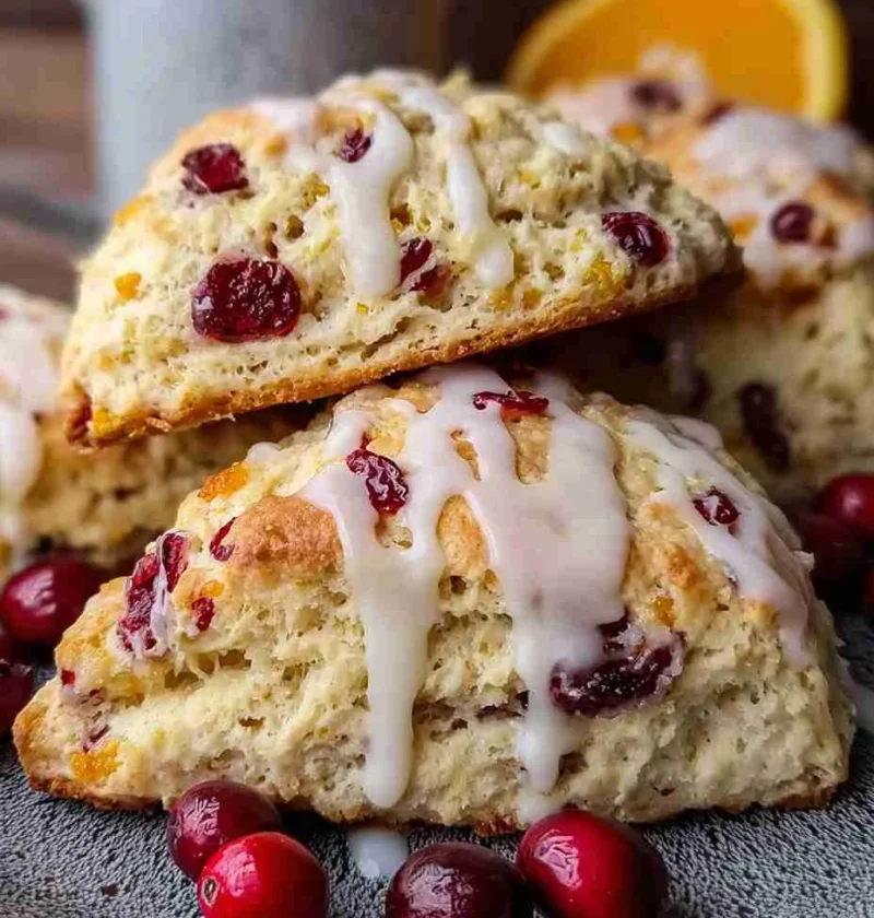 Easy Cranberry Orange Scones Recipe Homemade Cranberry Orange Scones Guide Best Breakfast Scone Recipes How To Make Cranbe...