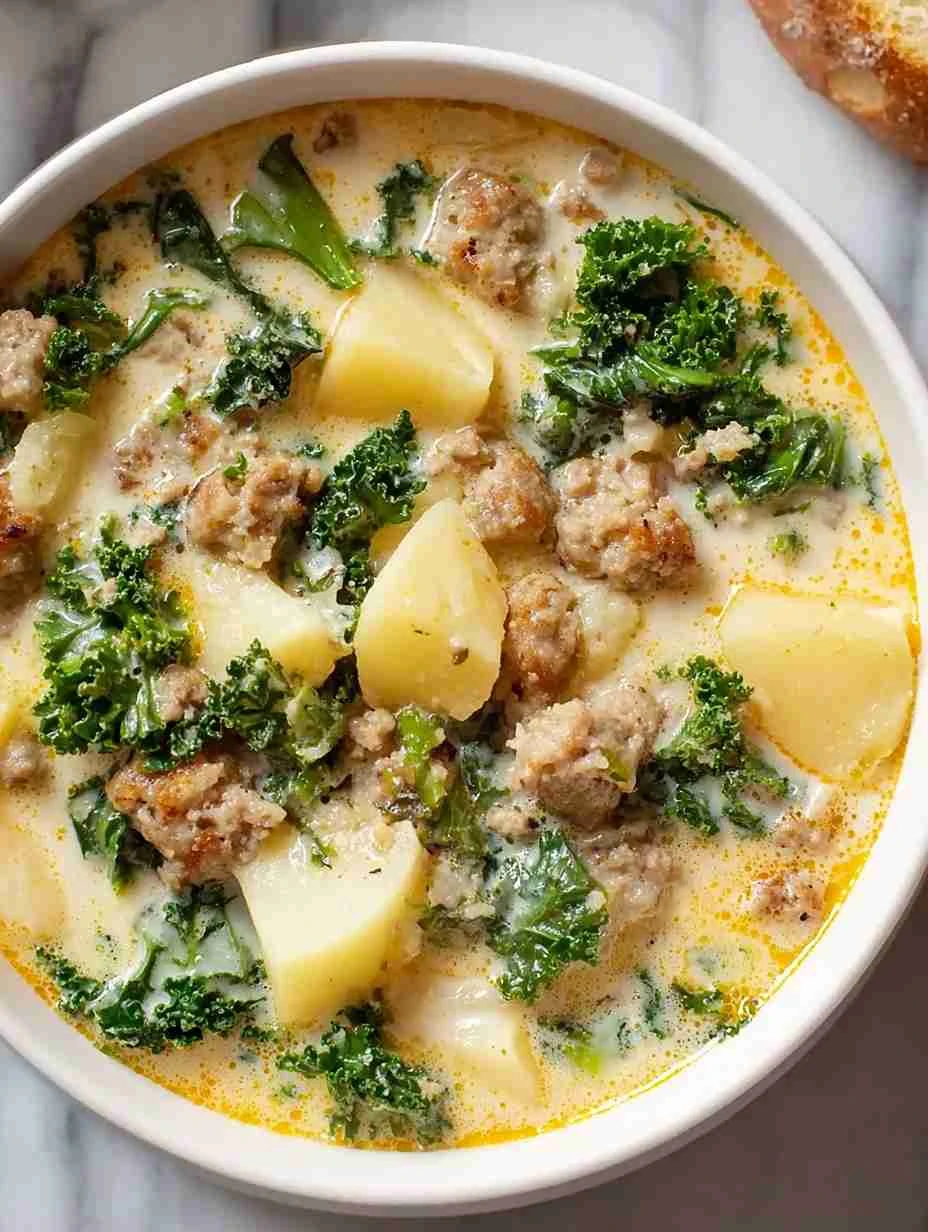 Crockpot Zuppa Toscana Soup (Easy Olive Garden Copycat Recipe)