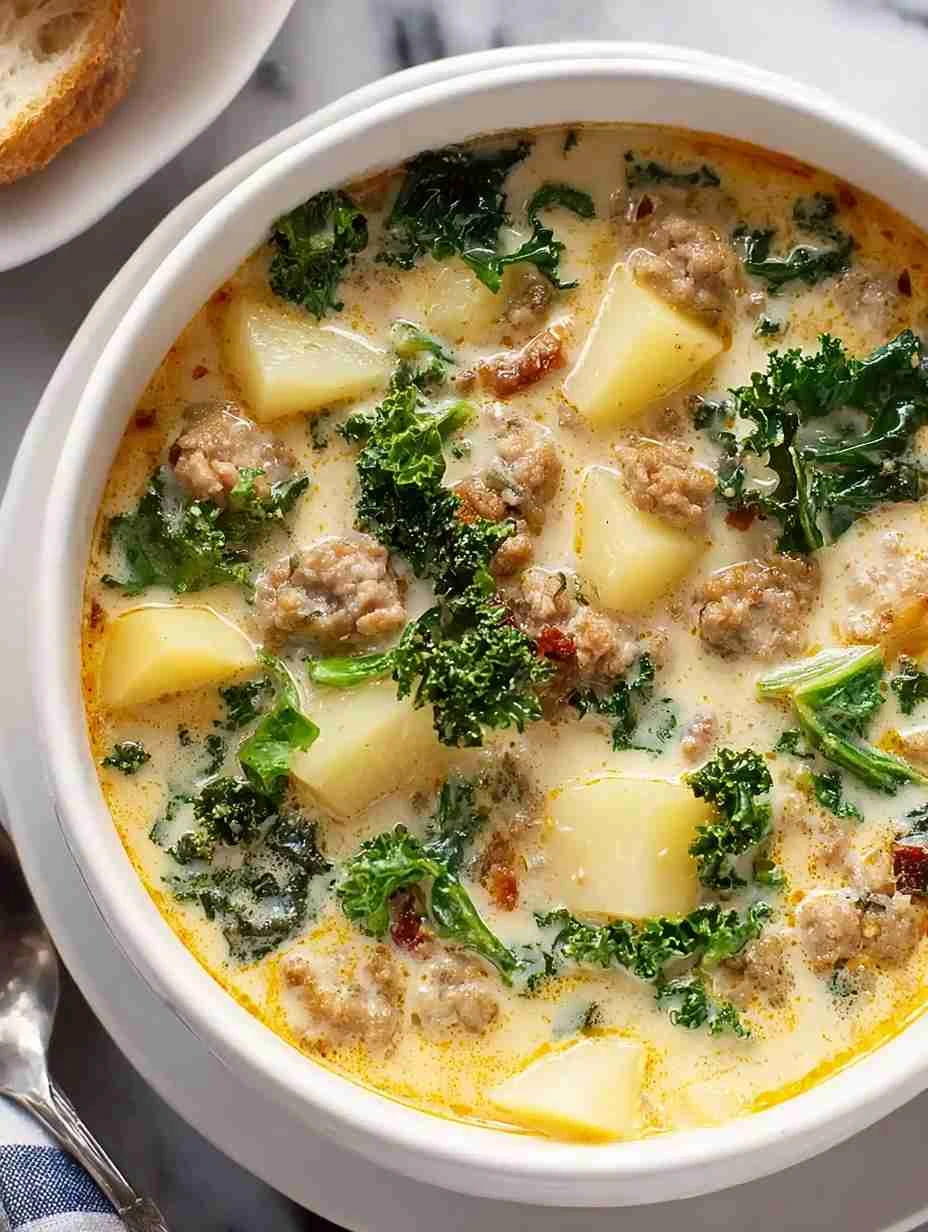 Easy Crockpot Zuppa Toscana Recipe Olive Garden Soup Copycat Slow Cooker Best Zuppa Toscana Crockpot Recipe Low Calorie Zu...