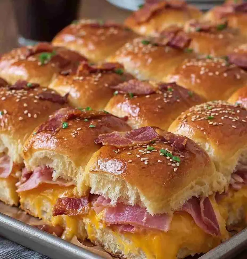 Easy Ham Cheese Sliders Recipe Cozy Breakfast Sliders Brunch Homemade Ham Cheese Breakfast Idea Best Cheese Ham Slider Rec...