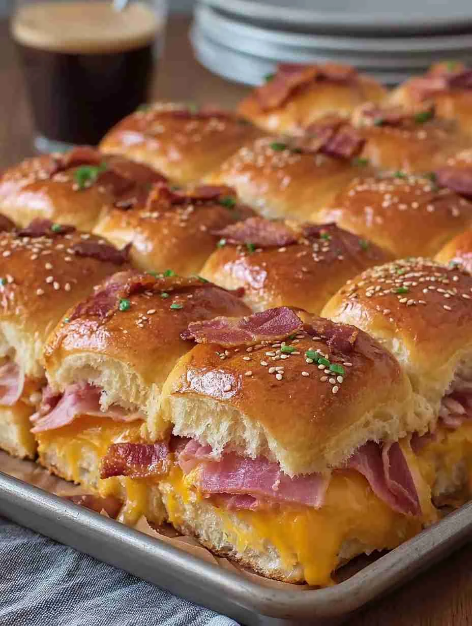 Cozy Ham and Cheese Breakfast Sliders – Easy Homemade Brunch Recipe