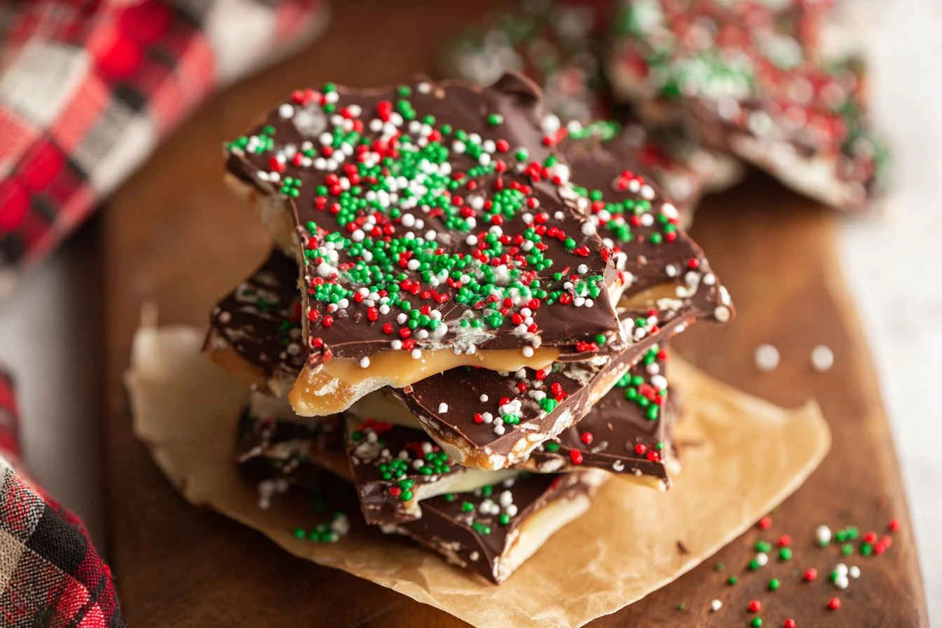 Homemade Christmas Crack (Saltine Toffee Bark)