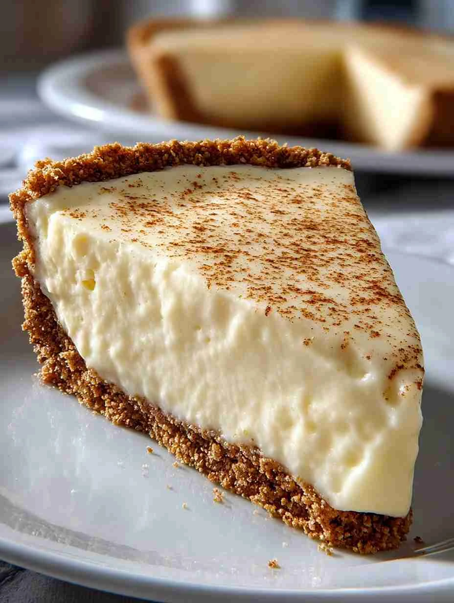 Eggnog Pie Recipe for No Bake Holiday Dessert