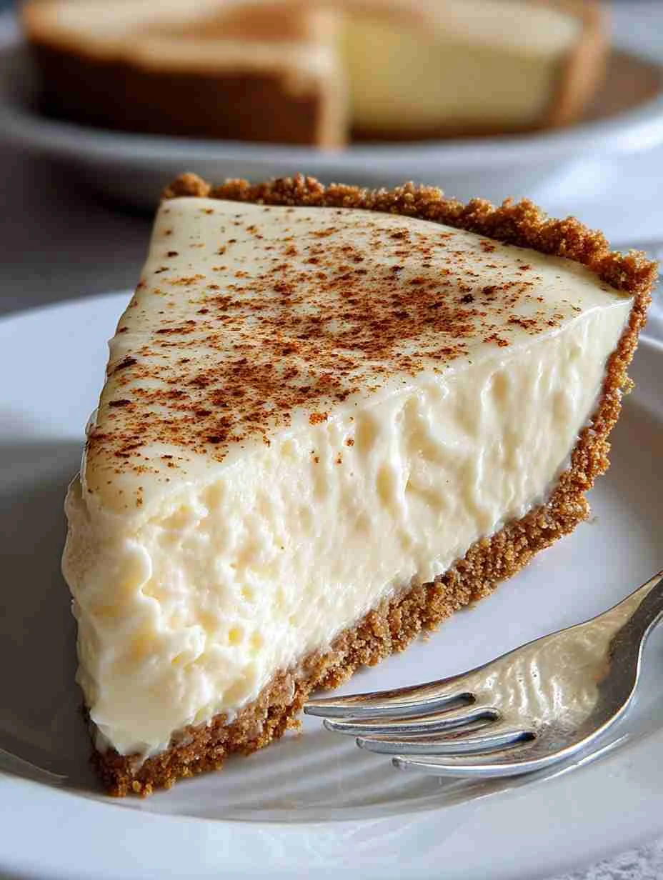 Easy No Bake Eggnog Pie Recipe No Bake Eggnog Pie Dessert Ideas Holiday Eggnog Pie Without Baking Simple Eggnog Pie Recipe...