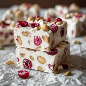 Easy No-Bake Marshmallow Nougat Bars (Gluten-Free!)