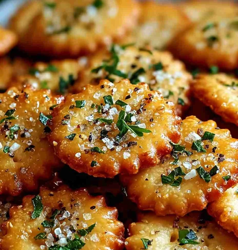 Easy Parmesan Garlic Ritz Bites Recipe How To Make Garlic Parmesan Ritz Snacks Best Parmesan Garlic Ritz Bites For Parties...