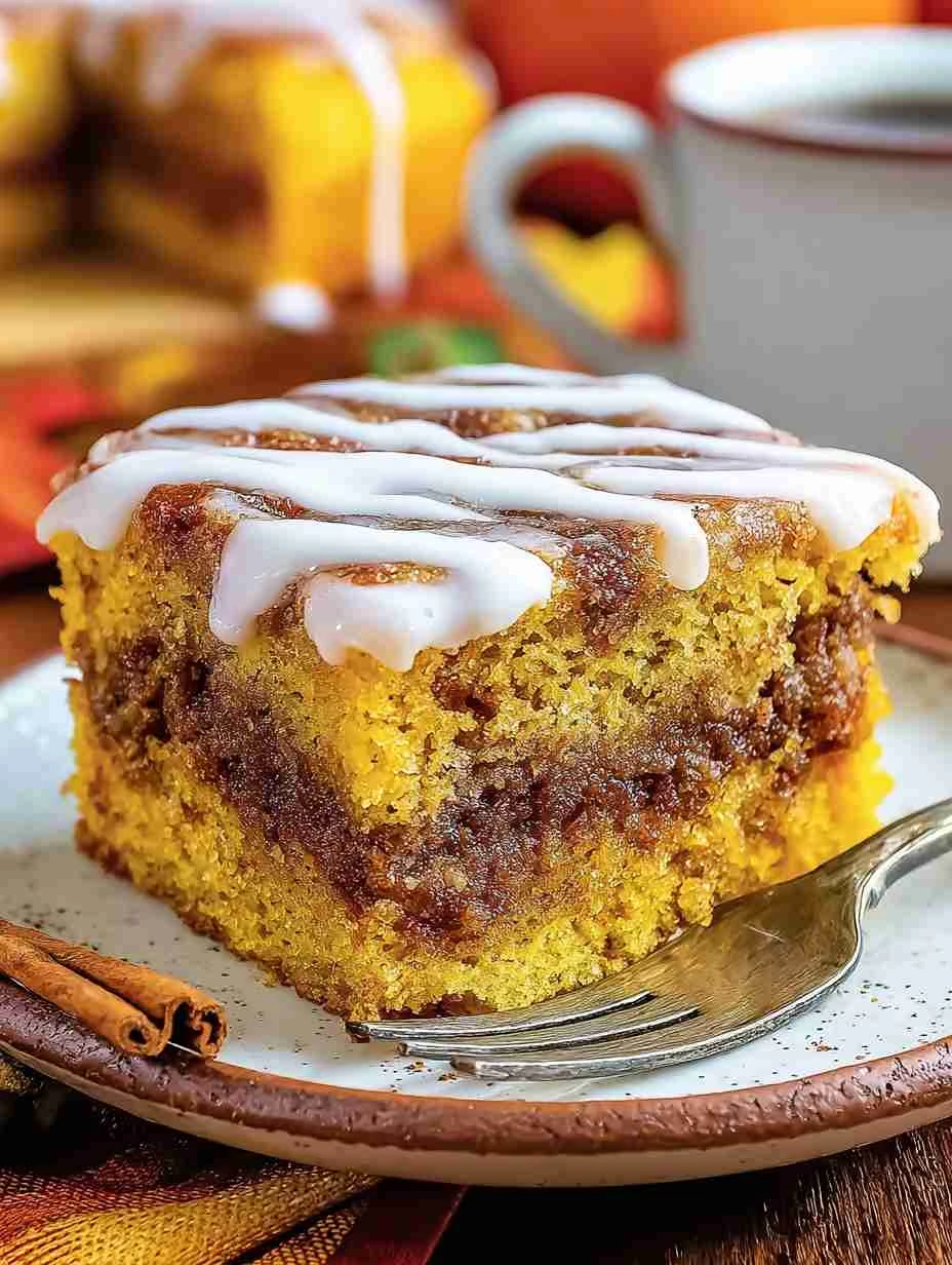 Easy Pumpkin Honey Bun Cake Recipe Moist Pumpkin Dessert Hack Fall Pumpkin Cake Recipe Easy Honey Bun Pumpkin Cake Tutoria...