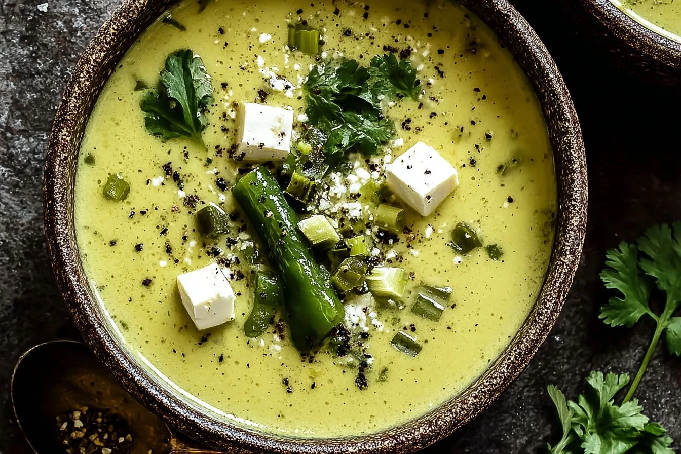 Savory Roasted Poblano Soup for Cozy Nights In