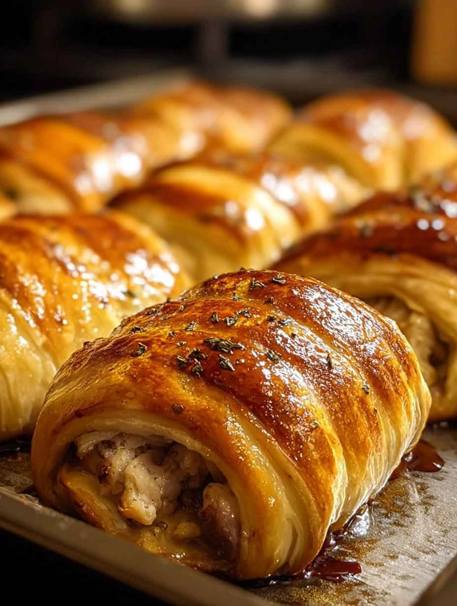 Easy Savory Stuffed Turkey Rolls That Melt in Your Mouth