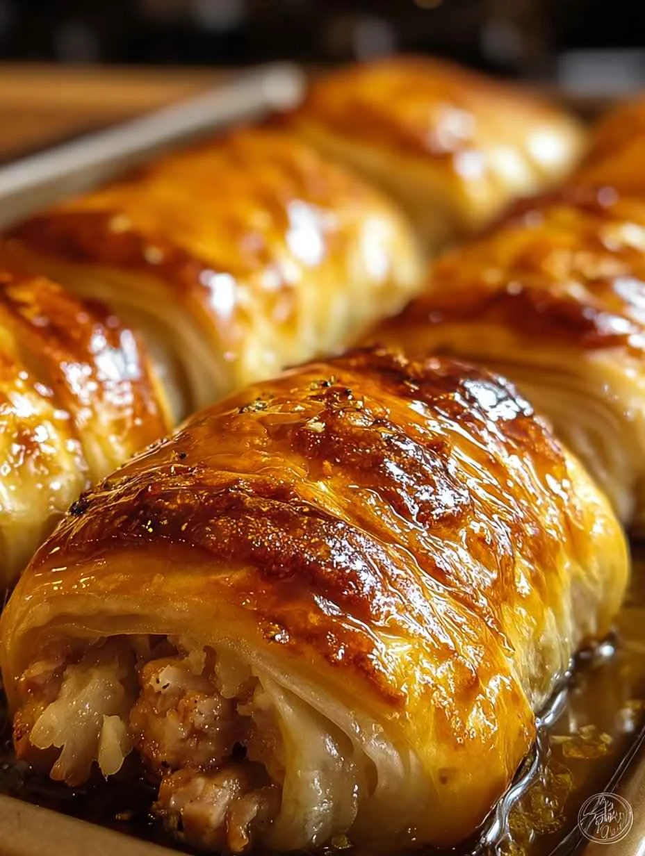 Easy Savory Stuffed Turkey Rolls Recipe Melt In Your Mouth Turkey Rolls Best Turkey Rolls For Dinner Homemade Savory Turke...