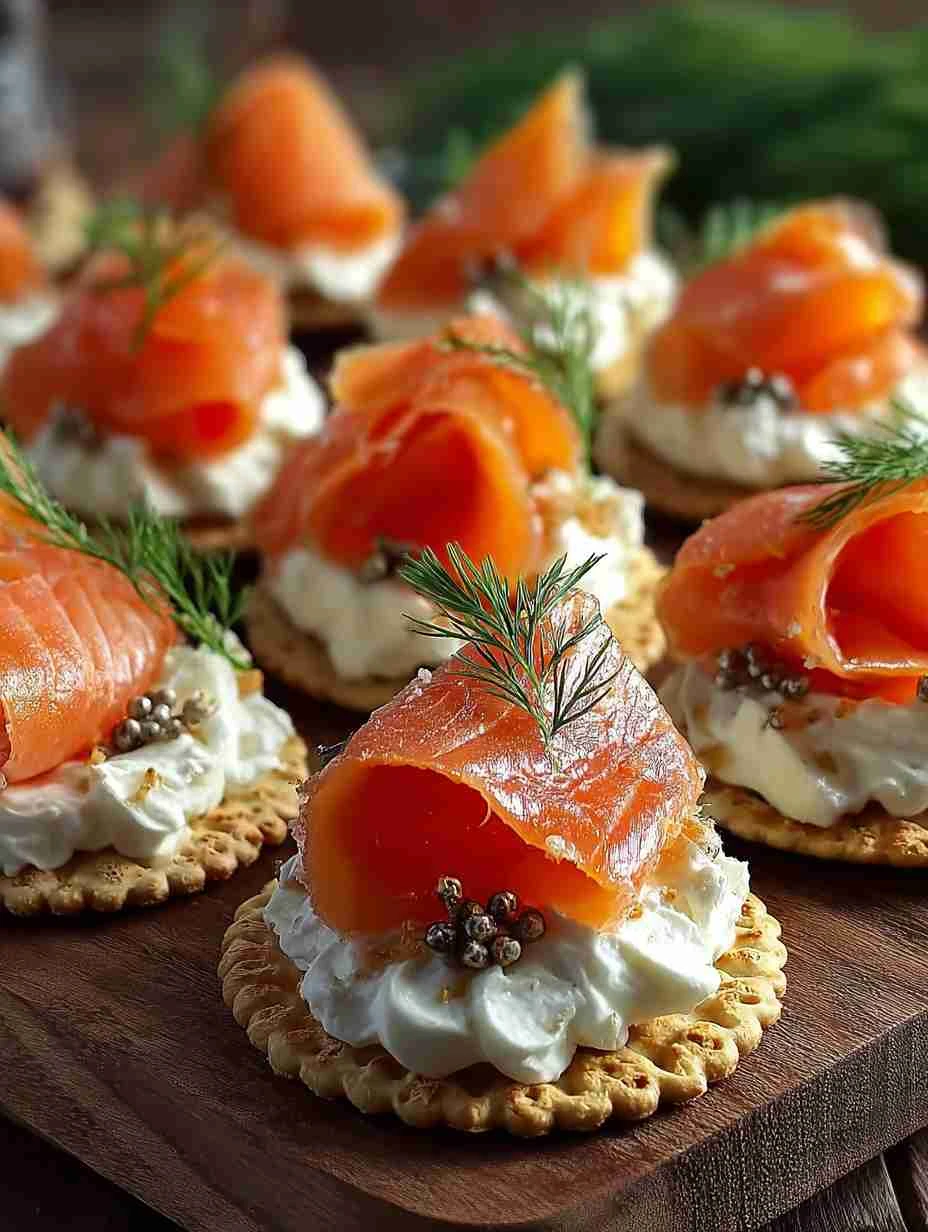 Easy Smoked Salmon Canapés Recipe Perfect Salmon Appetizer Ideas Quick Smoked Salmon Canapés Gourmet Salmon Canapés For...