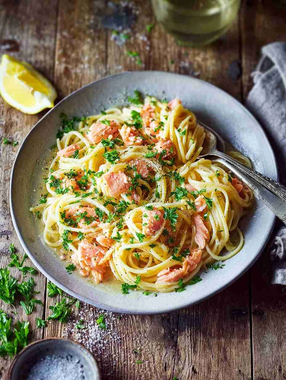 Smoked Salmon Carbonara