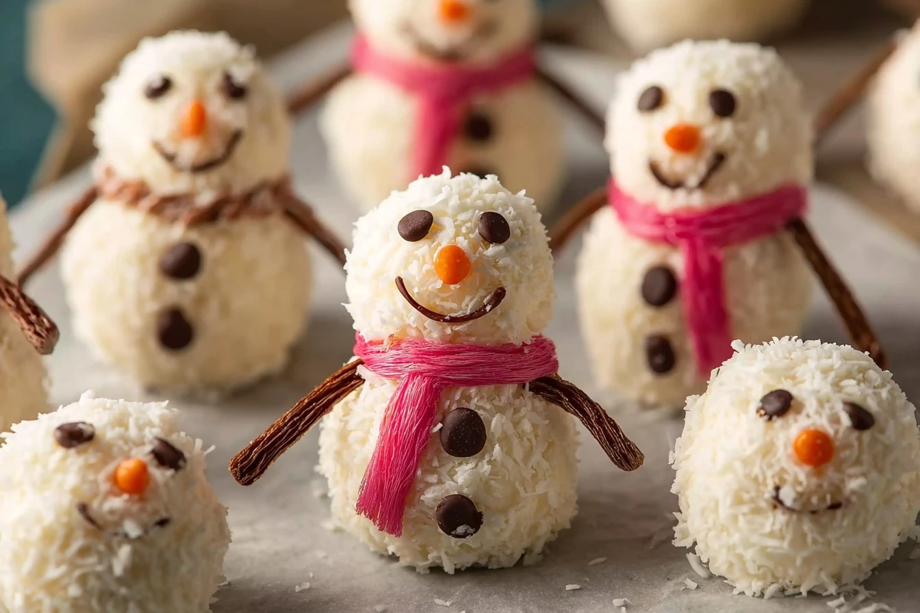 Deliciously Fun Snowmen Truffles for Your Christmas Party