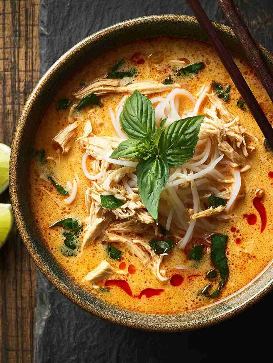 Easy Thai Chicken Soup Recipe Homemade Thai Chicken Soup Ingredients Best Spices For Thai Chicken Soup Thai Coconut Chicke...