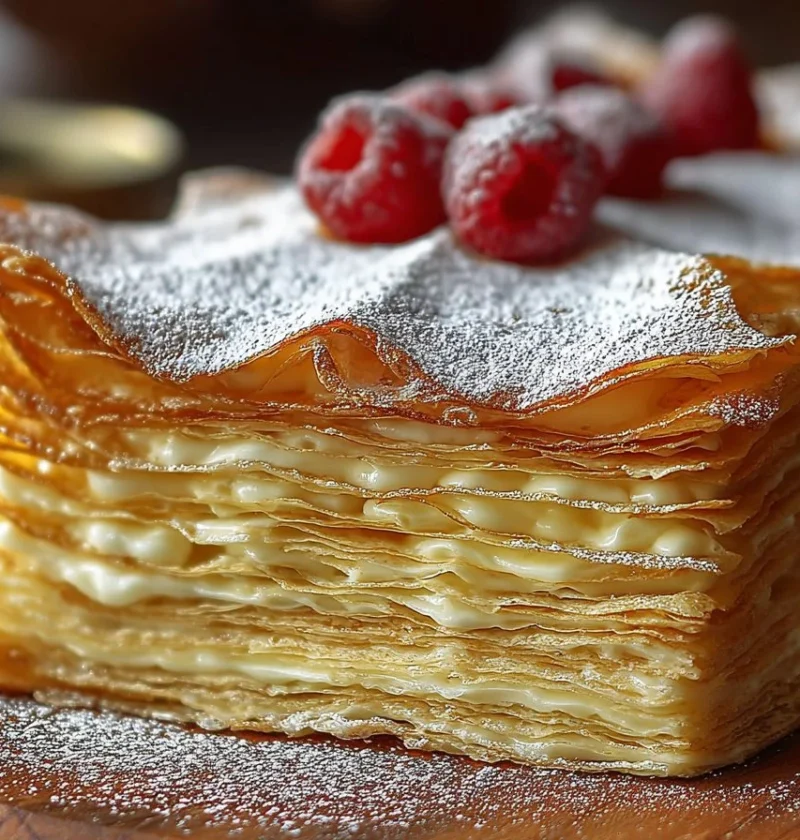 Easy Vanilla Mille Crepe Cake Recipe Homemade Vanilla Cream Mille Crepe Cake How To Make Vanilla Mille Crepe Cake Best Van...