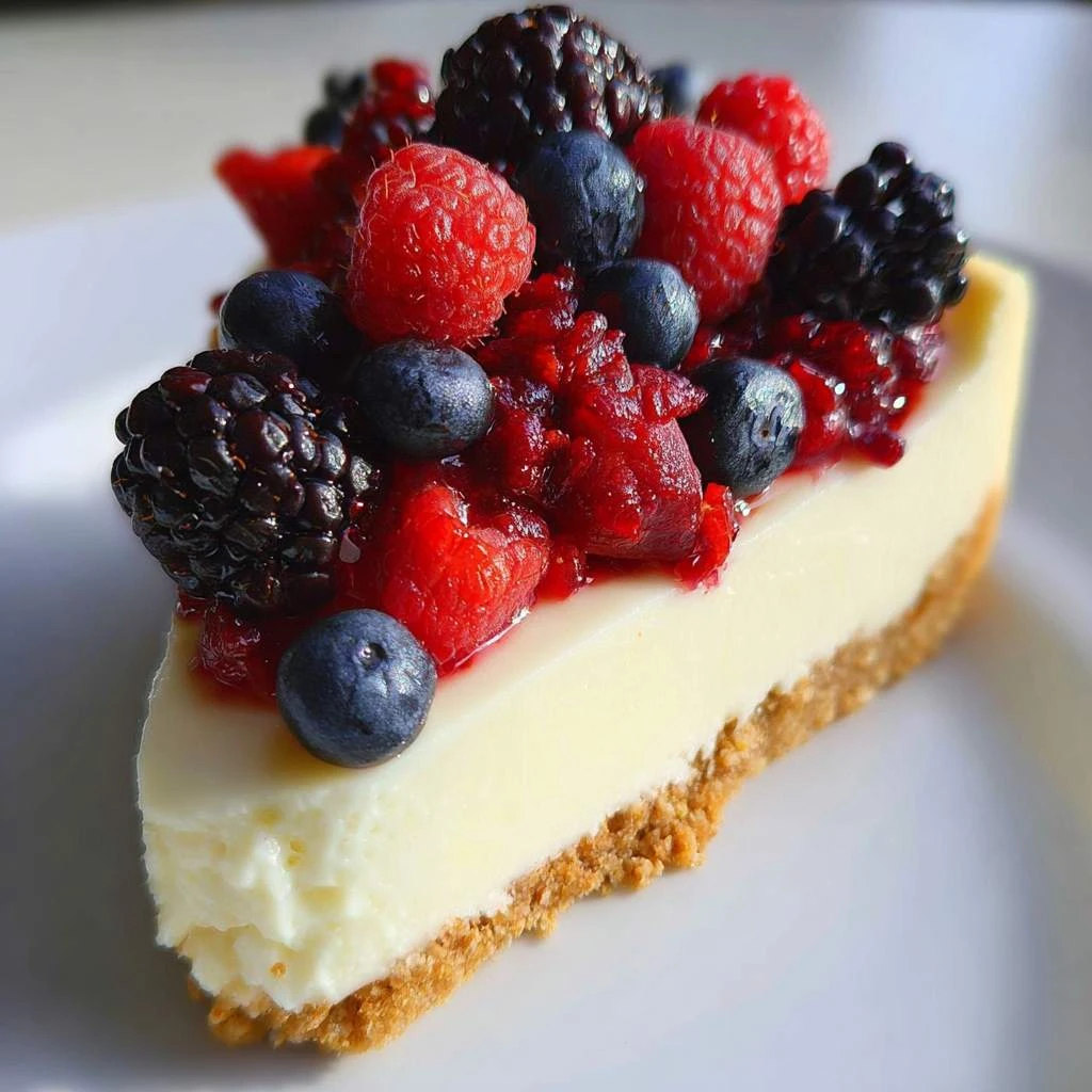 Easy Vegan Fruity Cheesecake Recipe Gluten-free Vegan Berry Cheesecake No-bake Vegan Fruity Cheesecake Vegan Cheesecake Wi...