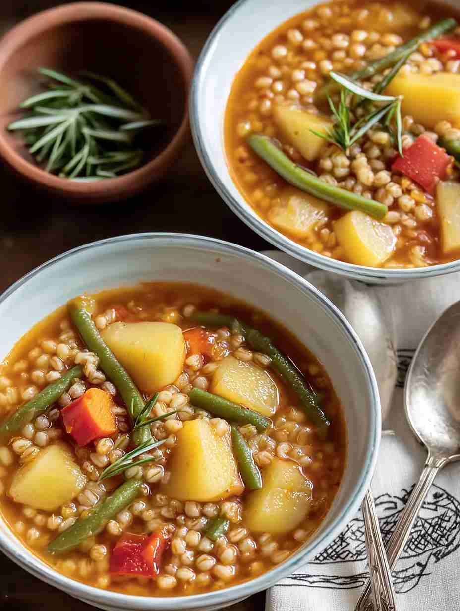Hearty Vegetable Barley Soup (Easy One-Pot Vegetarian Meal)