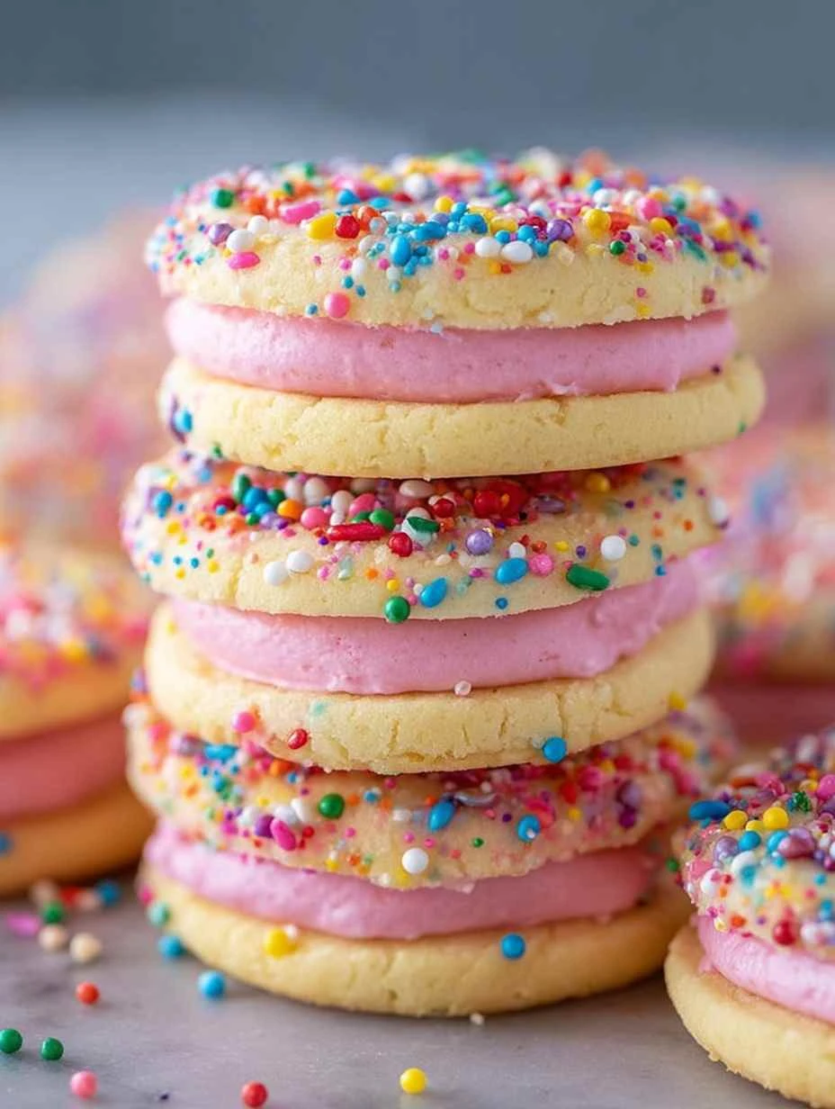Fairy Bread Melting Moments