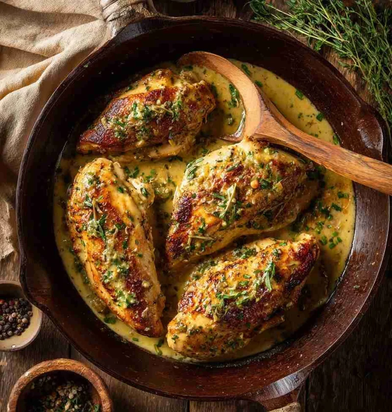 French Mustard Chicken Recipe Best French Mustard For Chicken How To Make French Mustard Chicken French Mustard Chicken Sl...