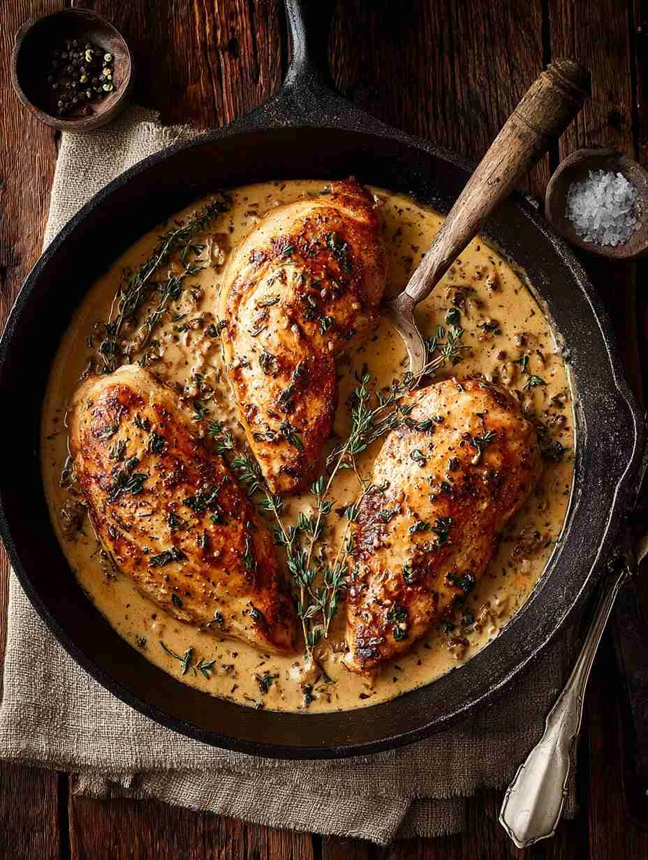 French Mustard Chicken Recipe Best French Mustard For Chicken How To Make French Mustard Chicken French Mustard Chicken Sl...