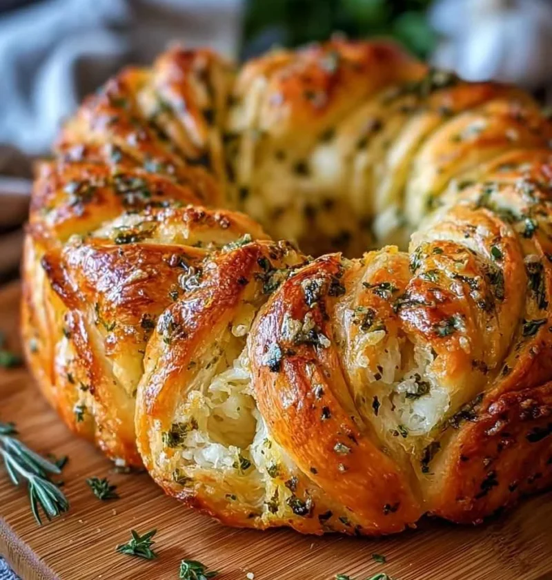 Garlic Herb Cheese Bread Recipe Easy Swirled Garlic Bread Tutorial How To Make Cheese Herb Bread Best Cheese Bread For Din...