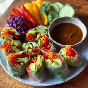Vegan Summer Rolls Gluten Free Recipe for Refreshing Bliss