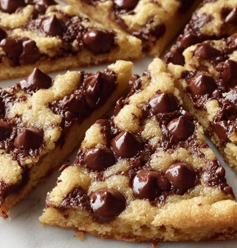 Gooey Chocolate Chip Cookie Pizza Recipe Best Chocolate Chip Cookie Pizza Dessert Homemade Gooey Chocolate Chip Cookie Eas...