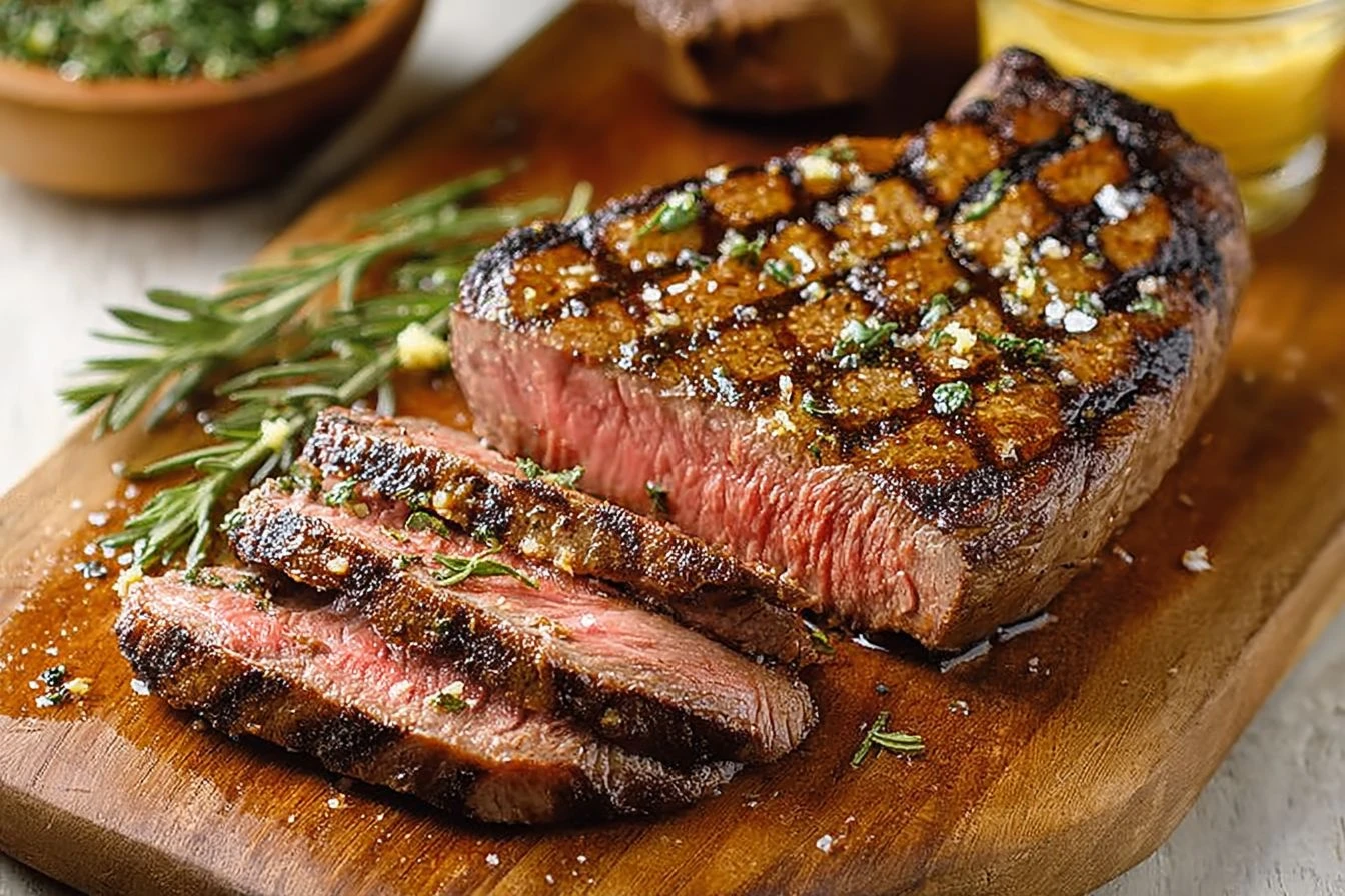 Savor Grilled Top Sirloin Steak with Cajun Butter Bliss