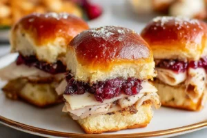 Havarti Cranberry Turkey Sliders: A Delightful Handheld Feast