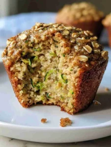 Zucchini Oatmeal Muffins