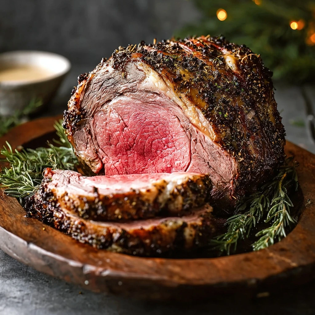 The Perfect Garlic Herb Prime Rib Roast