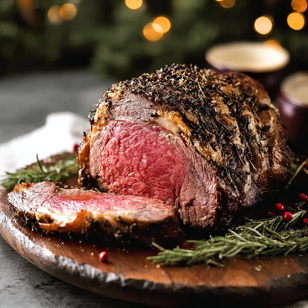 How To Cook Garlic Herb Prime Rib Roast Best Garlic Herb Prime Rib Roast Recipe Garlic Herb Prime Rib Roast Cooking Time P...
