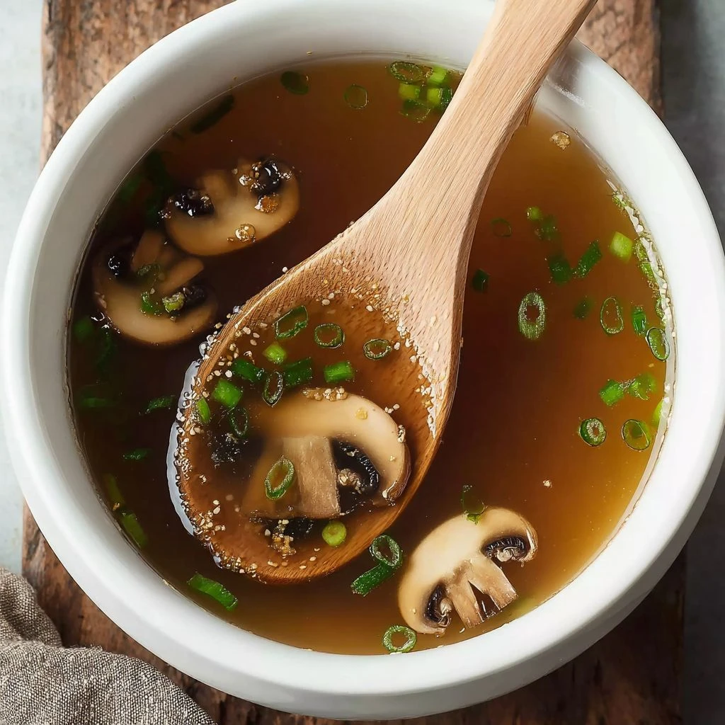 Japanese Clear Soup Recipe Hibachi Soup Ingredients Benefits Of Japanese Clear Soup How To Make Hibachi Mushroom Soup Low-...