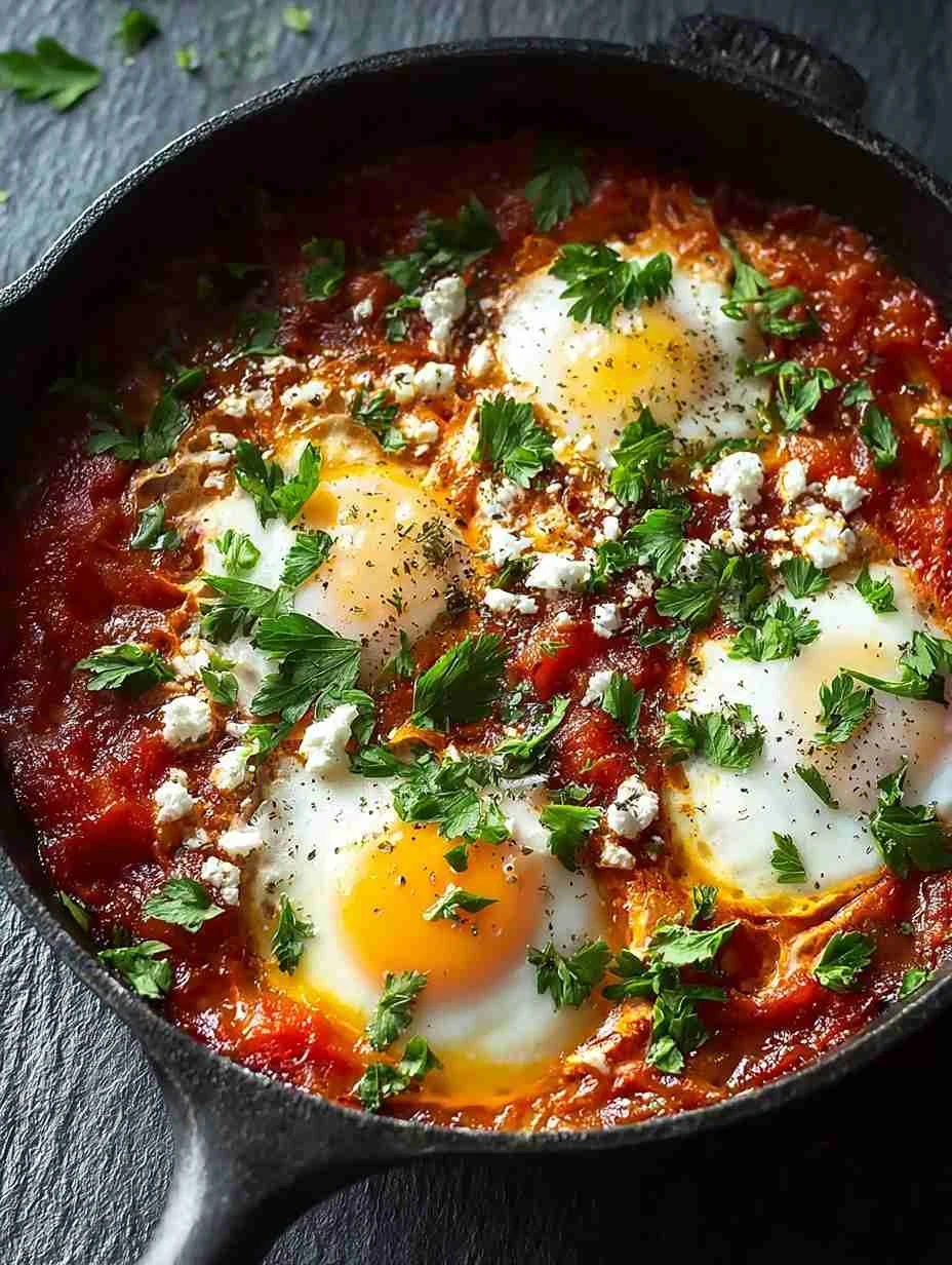 Keto Shakshuka: Indulgent Olive Oil & Garlic Delight