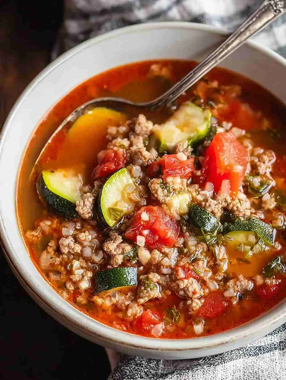 Keto Zucchini Cauliflower Soup Recipe Low Carb Cauliflower Zucchini Soup Hearty Keto Cauliflower Soup Best Low-carb Zucchi...