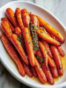 Maple Glazed Carrots with Fresh Thyme: A Simple Yet Stunning Christmas Side